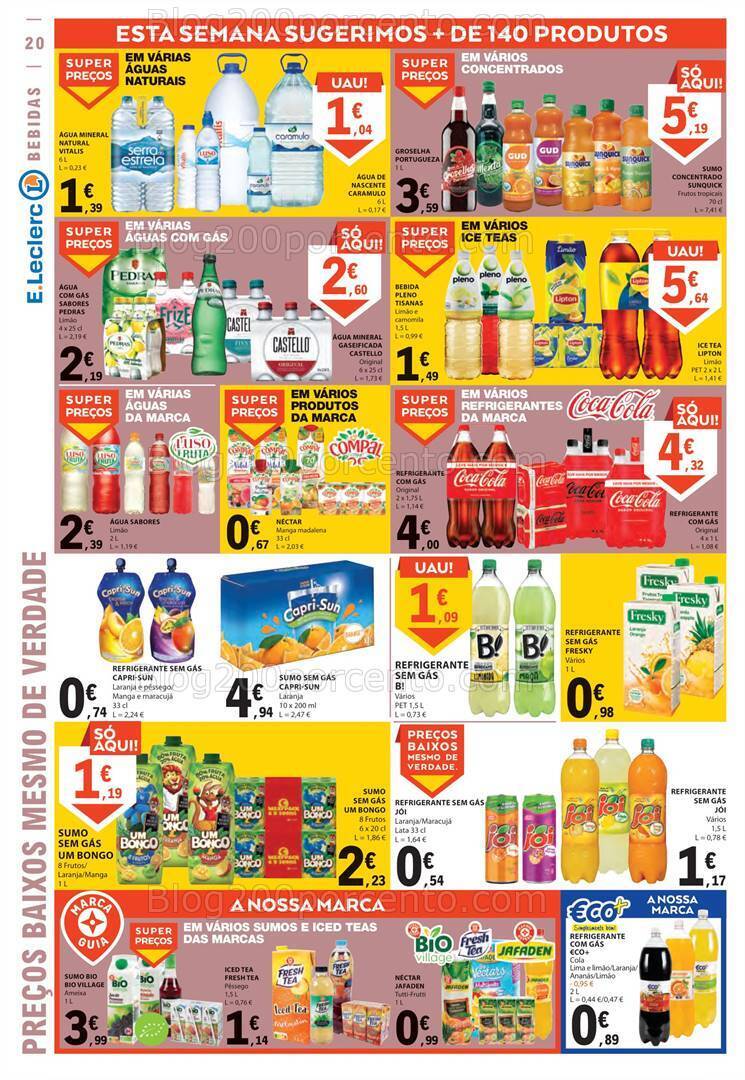 Antevisão Folheto E-LECLERC Promoções de 7 a 13 setembro