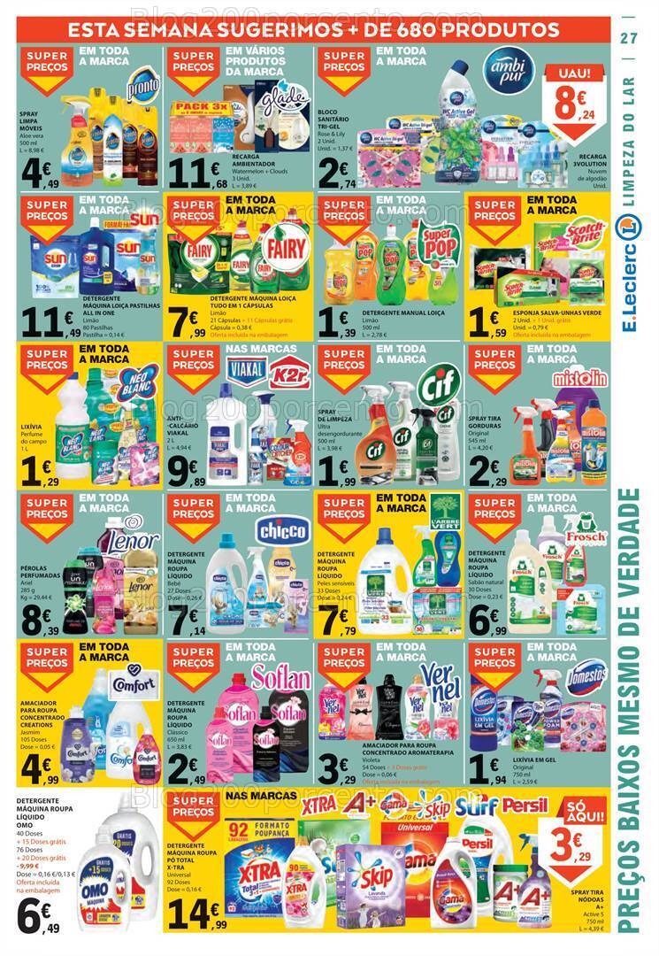 Antevisão Folheto E-LECLERC Promoções de 7 a 13 setembro