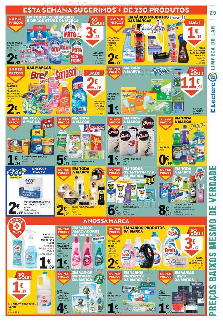 Antevisão Folheto E-LECLERC Promoções de 7 a 13 setembro