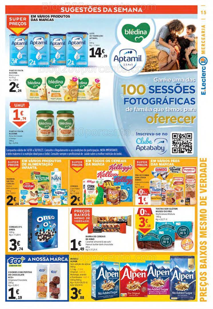 Antevisão Folheto E-LECLERC Promoções de 14 a 20 setembro