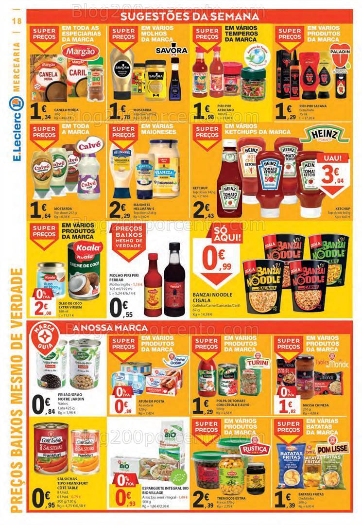 Antevisão Folheto E-LECLERC Promoções de 14 a 20 setembro