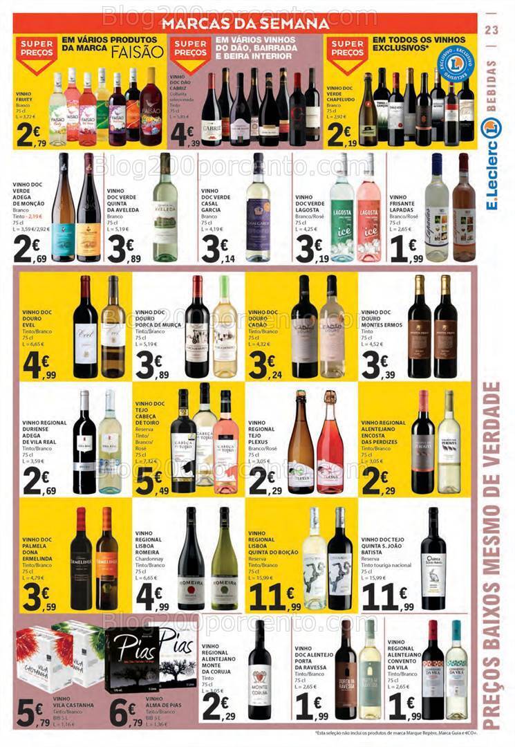 Antevisão Folheto E-LECLERC Promoções de 14 a 20 setembro