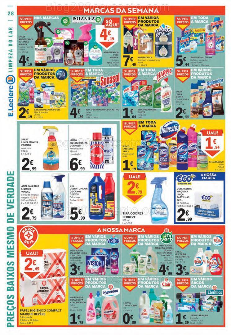 Antevisão Folheto E-LECLERC Promoções de 14 a 20 setembro