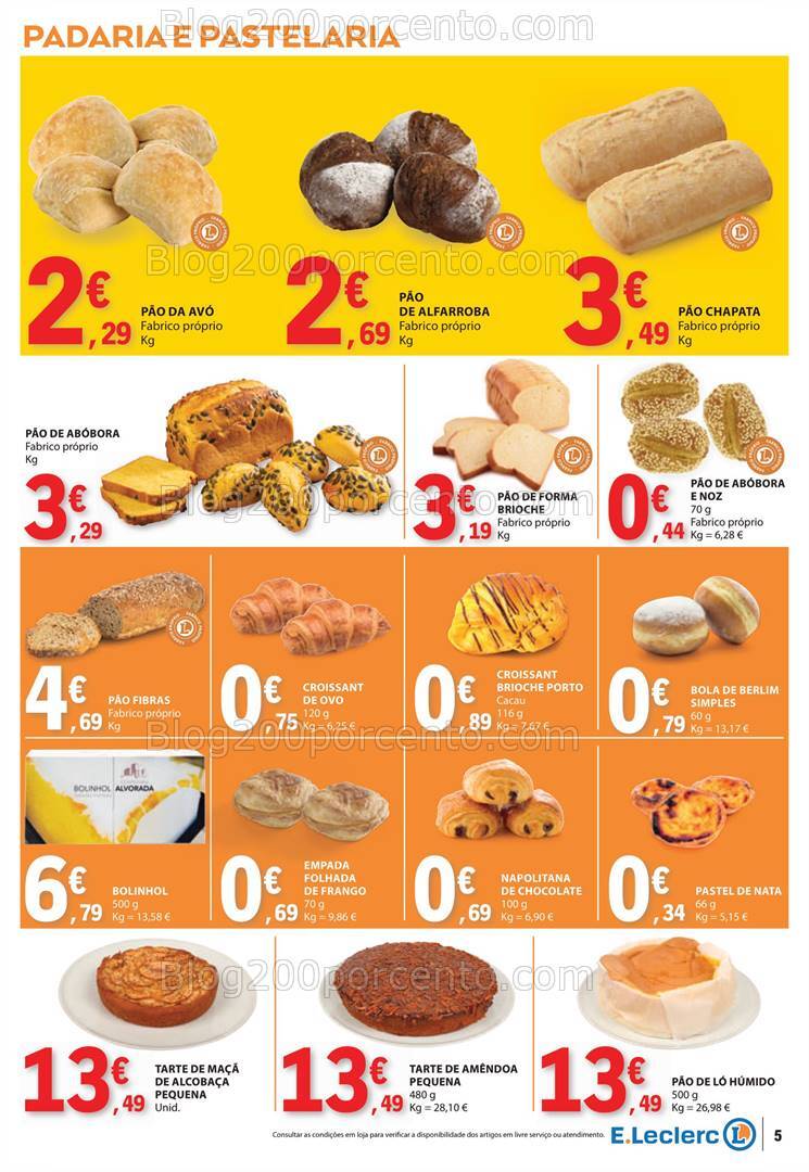 Antevisão Folheto E-LECLERC Promoções de 15 a 21 agosto