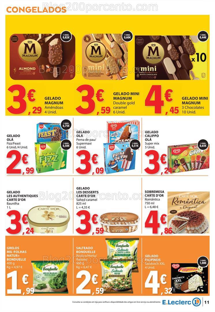 Antevisão Folheto E-LECLERC Promoções de 15 a 21 agosto