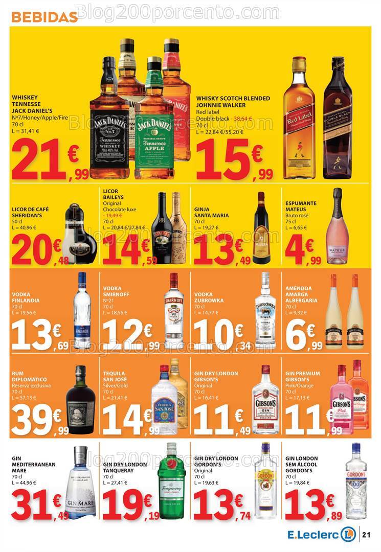 Antevisão Folheto E-LECLERC Promoções de 15 a 21 agosto