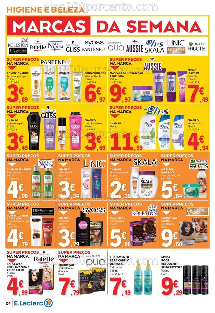 Antevisão Folheto E-LECLERC Promoções de 15 a 21 agosto