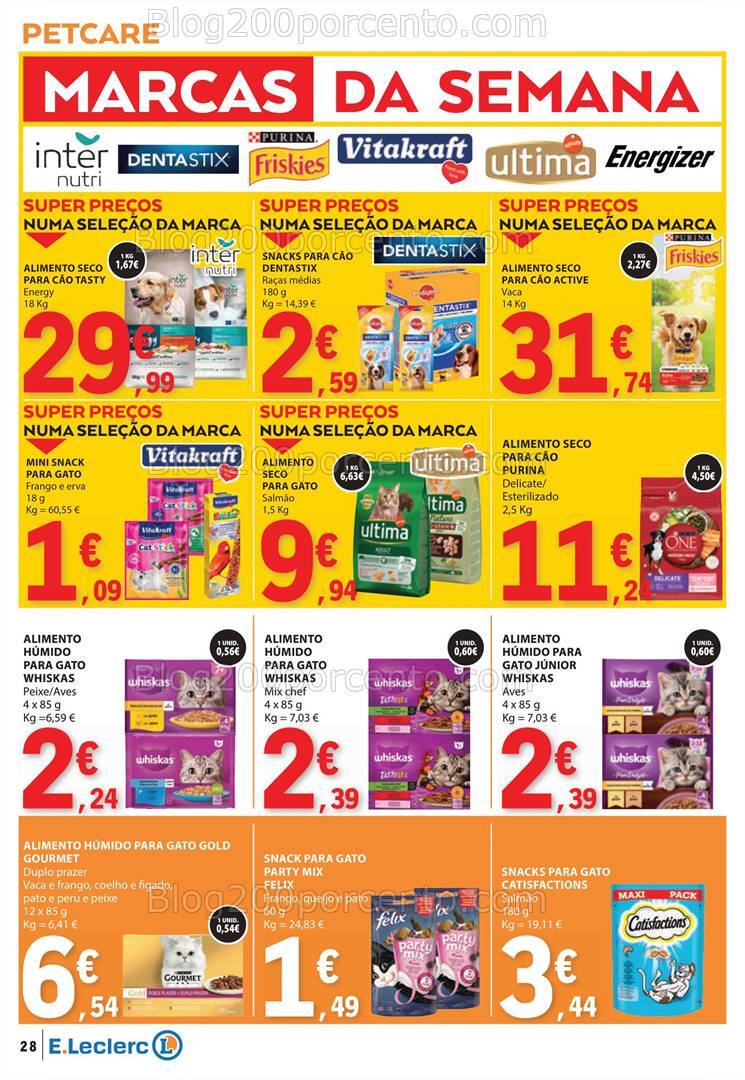 Antevisão Folheto E-LECLERC Promoções de 15 a 21 agosto