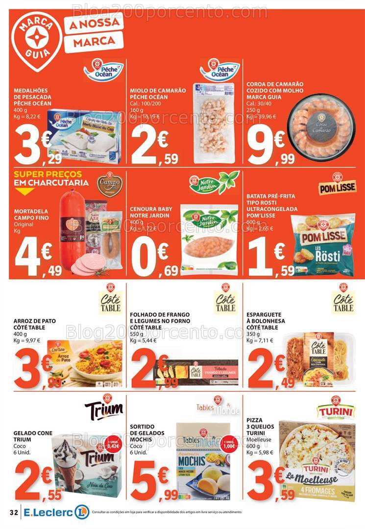 Antevisão Folheto E-LECLERC Promoções de 15 a 21 agosto