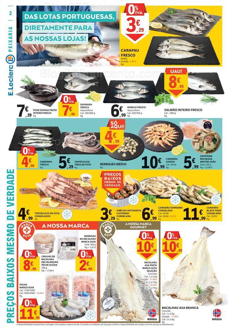 Antevisão Folheto E-LECLERC Promoções de 5 a 11 setembro
