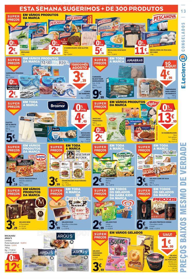 Antevisão Folheto E-LECLERC Promoções de 5 a 11 setembro