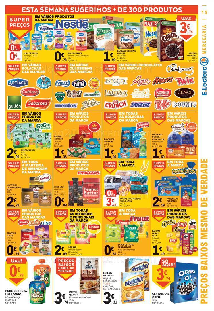 Antevisão Folheto E-LECLERC Promoções de 5 a 11 setembro