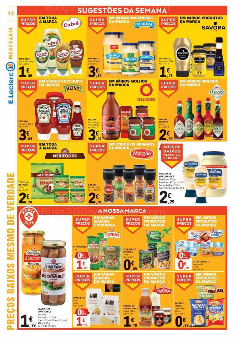 Antevisão Folheto E-LECLERC Promoções de 5 a 11 setembro