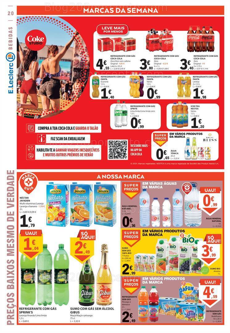 Antevisão Folheto E-LECLERC Promoções de 5 a 11 setembro