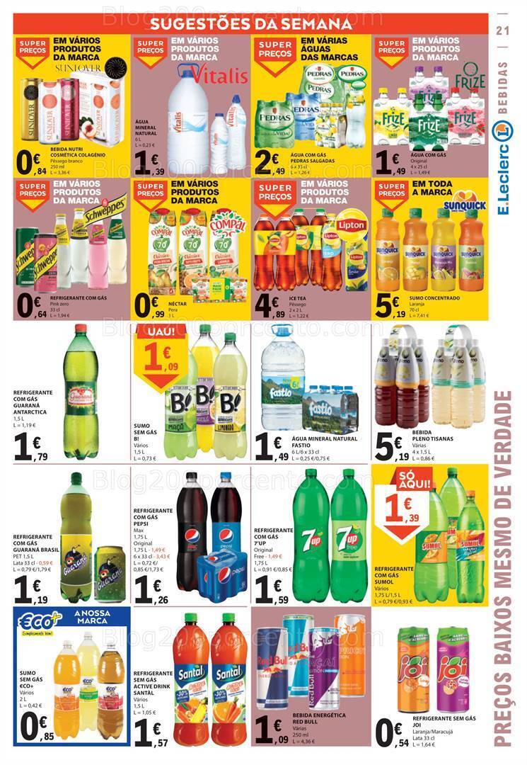 Antevisão Folheto E-LECLERC Promoções de 5 a 11 setembro