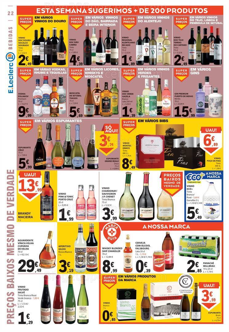 Antevisão Folheto E-LECLERC Promoções de 5 a 11 setembro