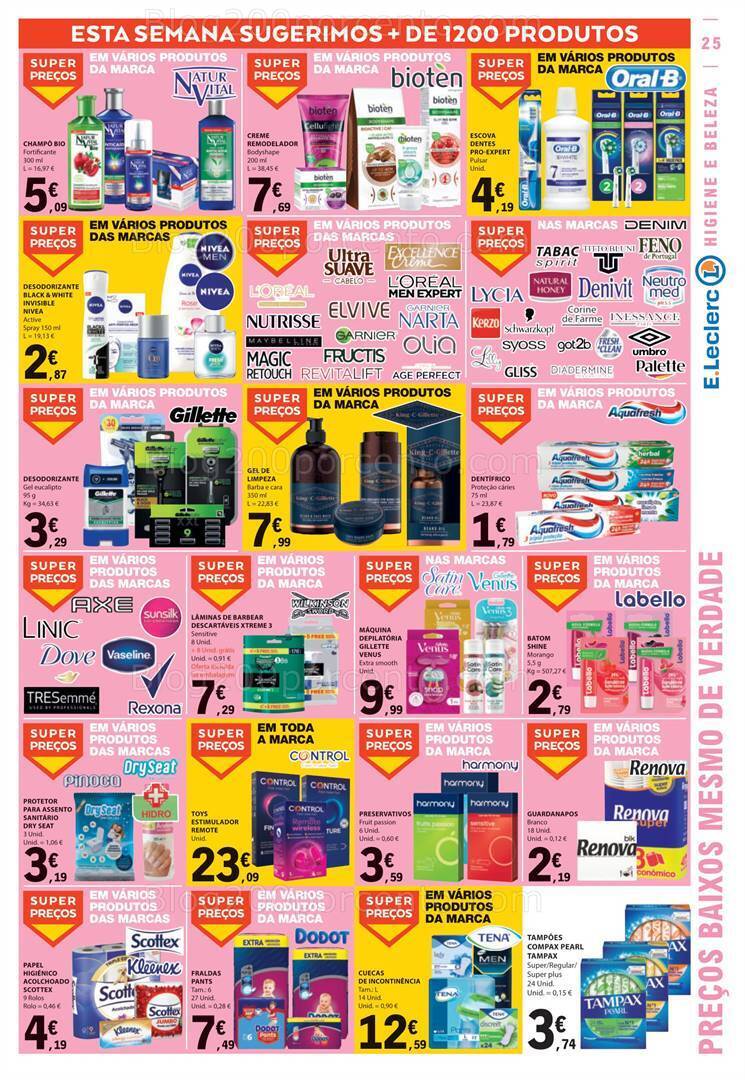 Antevisão Folheto E-LECLERC Promoções de 5 a 11 setembro