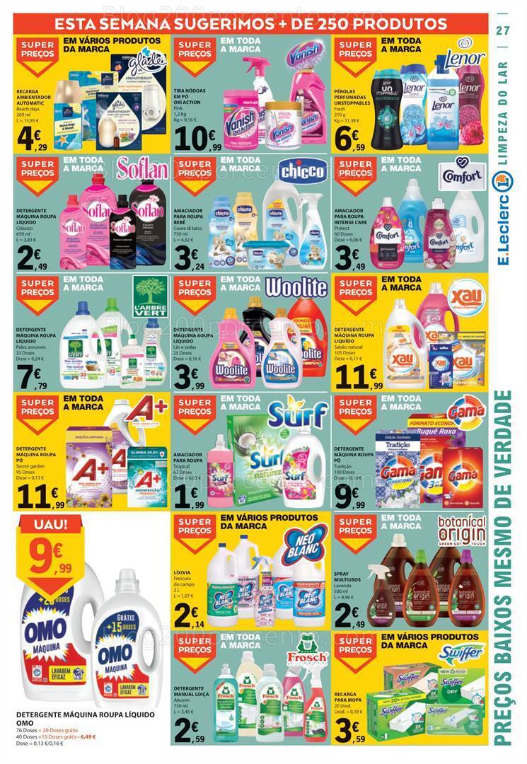 Antevisão Folheto E-LECLERC Promoções de 5 a 11 setembro