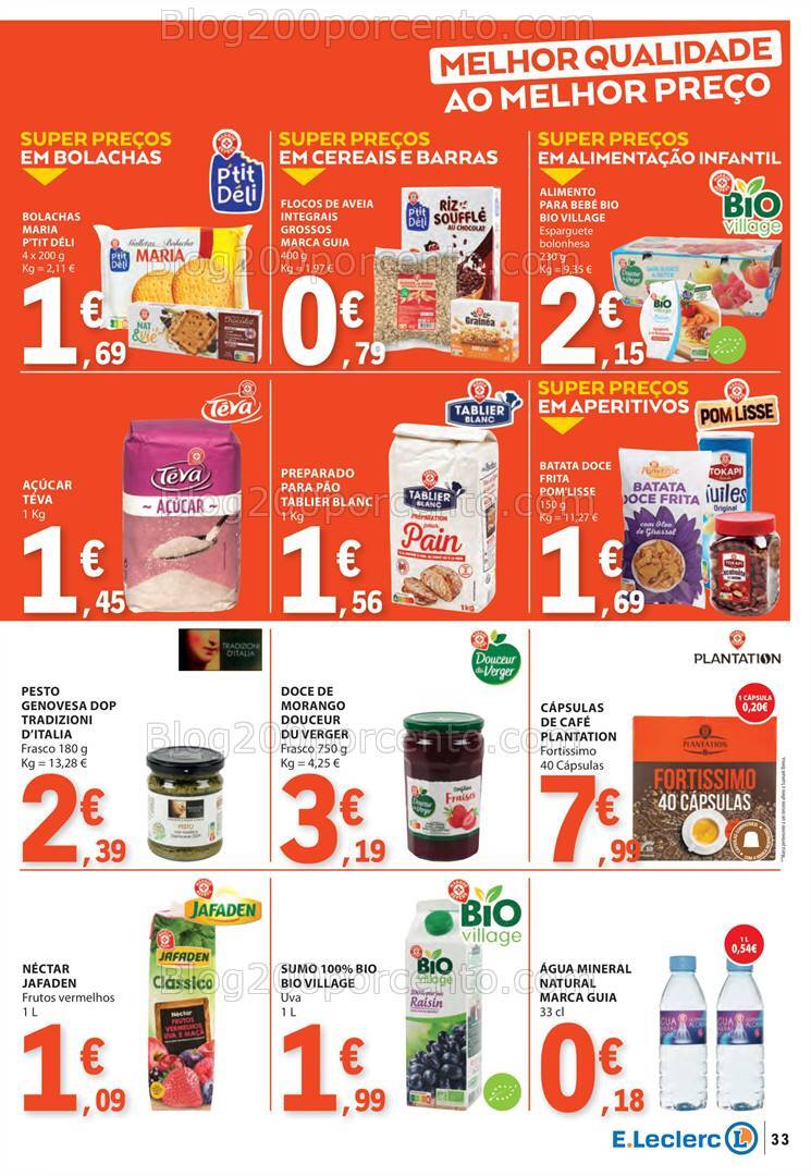 Antevisão Folheto E-LECLERC Promoções de 5 a 11 setembro