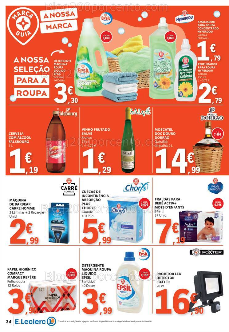 Antevisão Folheto E-LECLERC Promoções de 5 a 11 setembro