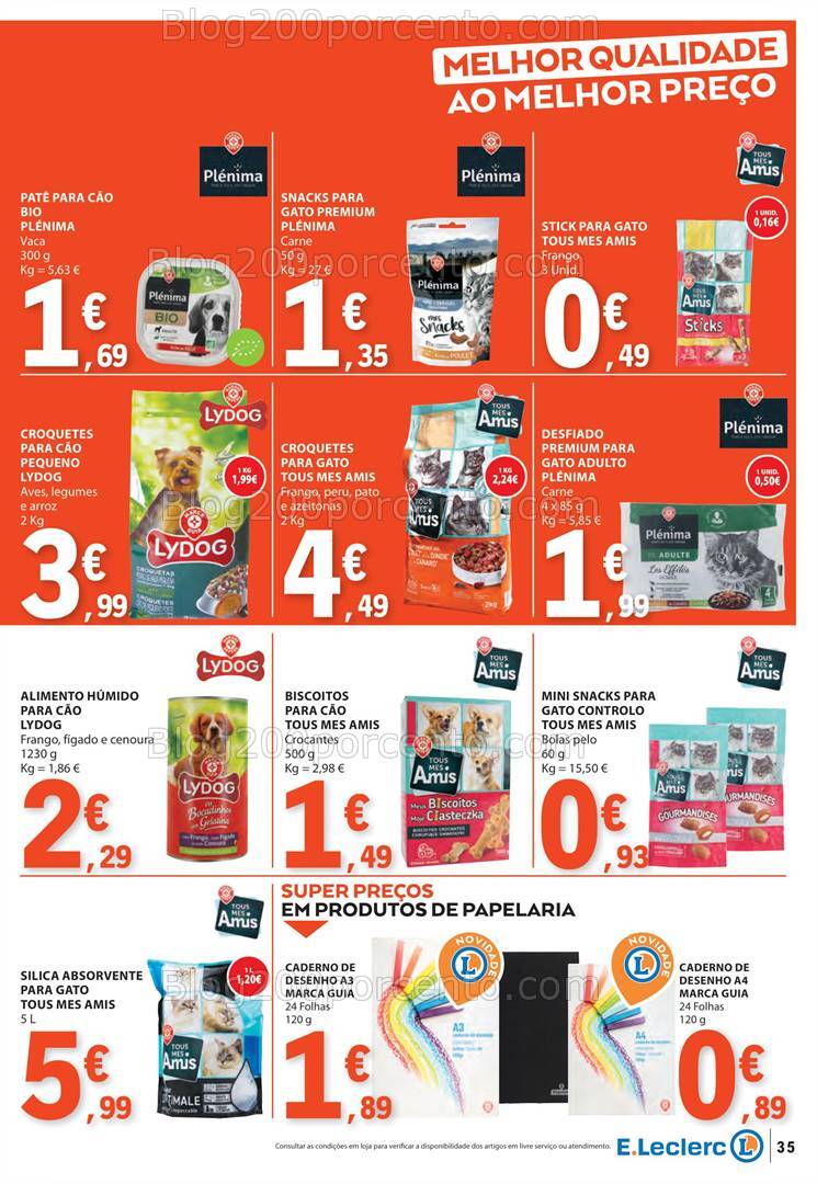 Antevisão Folheto E-LECLERC Promoções de 5 a 11 setembro