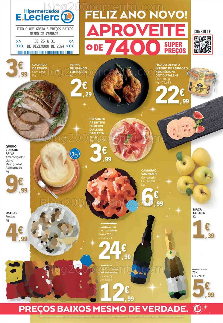 Antevisão Folheto E-LECLERC Promoções de 26 a 31 dezembro