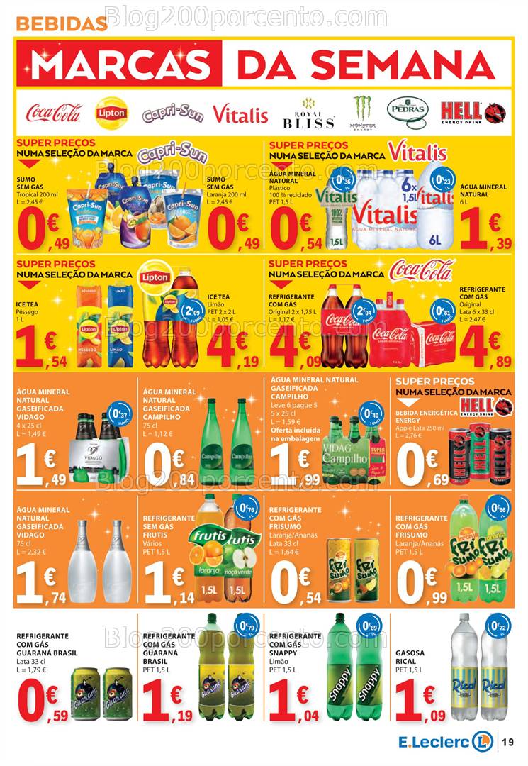 Antevisão Folheto E-LECLERC Promoções de 26 a 31 dezembro