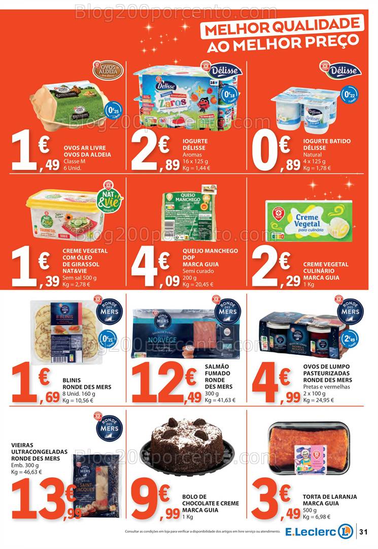 Antevisão Folheto E-LECLERC Promoções de 26 a 31 dezembro