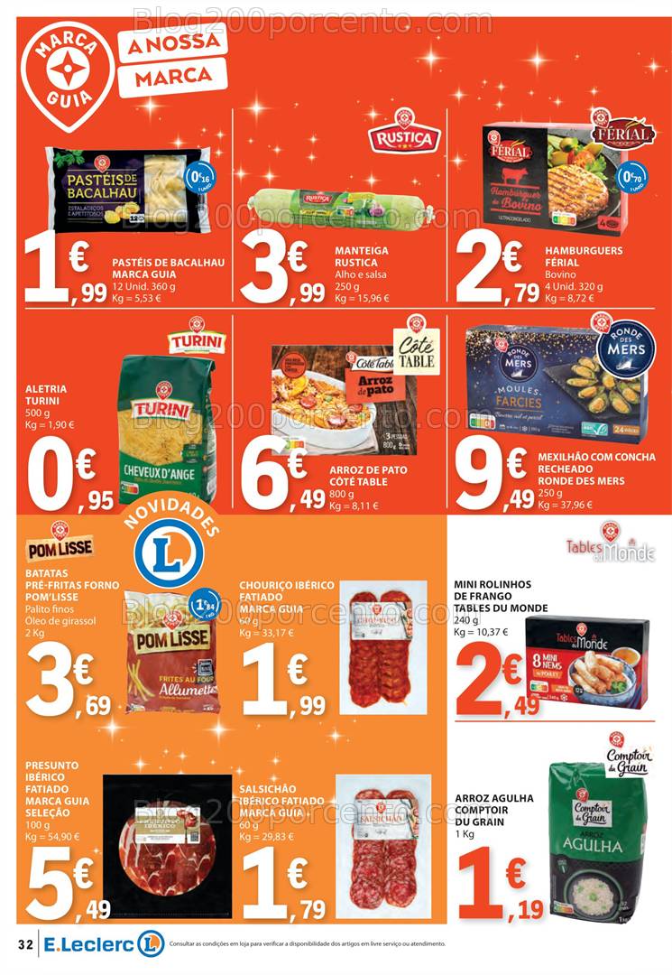 Antevisão Folheto E-LECLERC Promoções de 26 a 31 dezembro