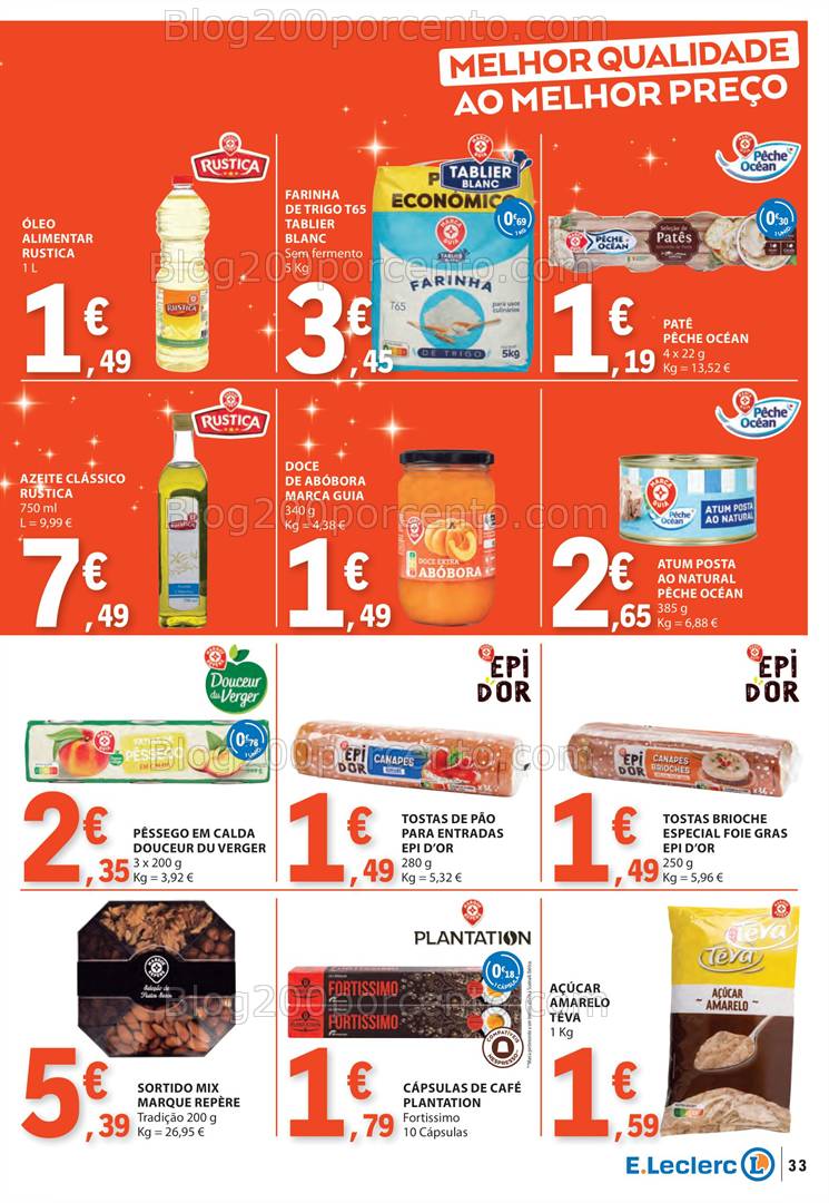 Antevisão Folheto E-LECLERC Promoções de 26 a 31 dezembro