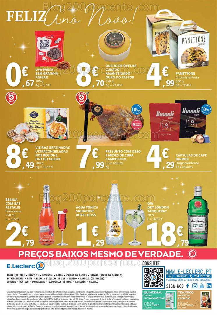 Antevisão Folheto E-LECLERC Promoções de 26 a 31 dezembro