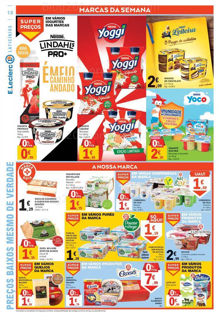 Antevisão Folheto E-LECLERC Promoções de 24 a 30 agosto