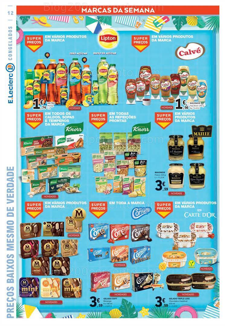 Antevisão Folheto E-LECLERC Promoções de 24 a 30 agosto