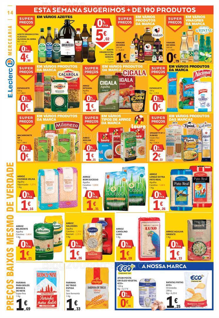 Antevisão Folheto E-LECLERC Promoções de 24 a 30 agosto