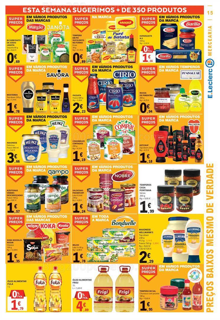 Antevisão Folheto E-LECLERC Promoções de 24 a 30 agosto