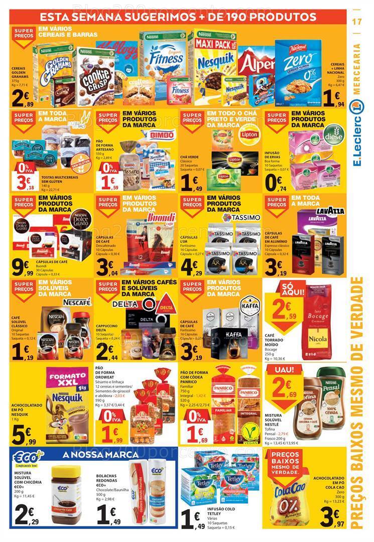 Antevisão Folheto E-LECLERC Promoções de 24 a 30 agosto