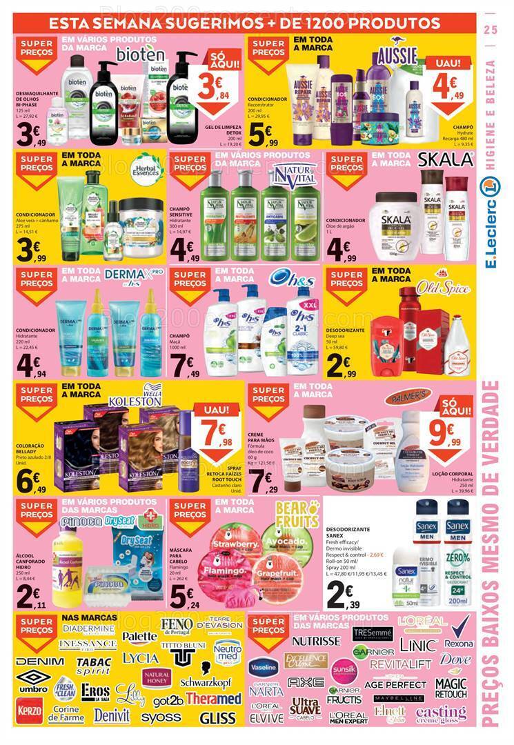 Antevisão Folheto E-LECLERC Promoções de 24 a 30 agosto