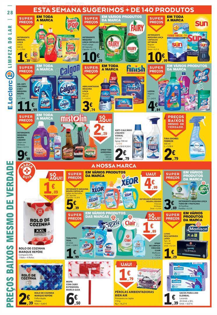 Antevisão Folheto E-LECLERC Promoções de 24 a 30 agosto