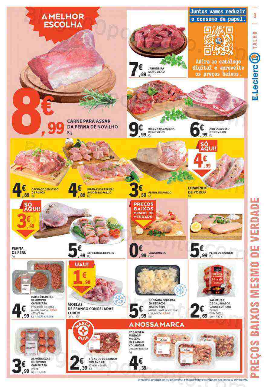 Antevisão Folheto E-LECLERC Promoções de 16 a 22 março