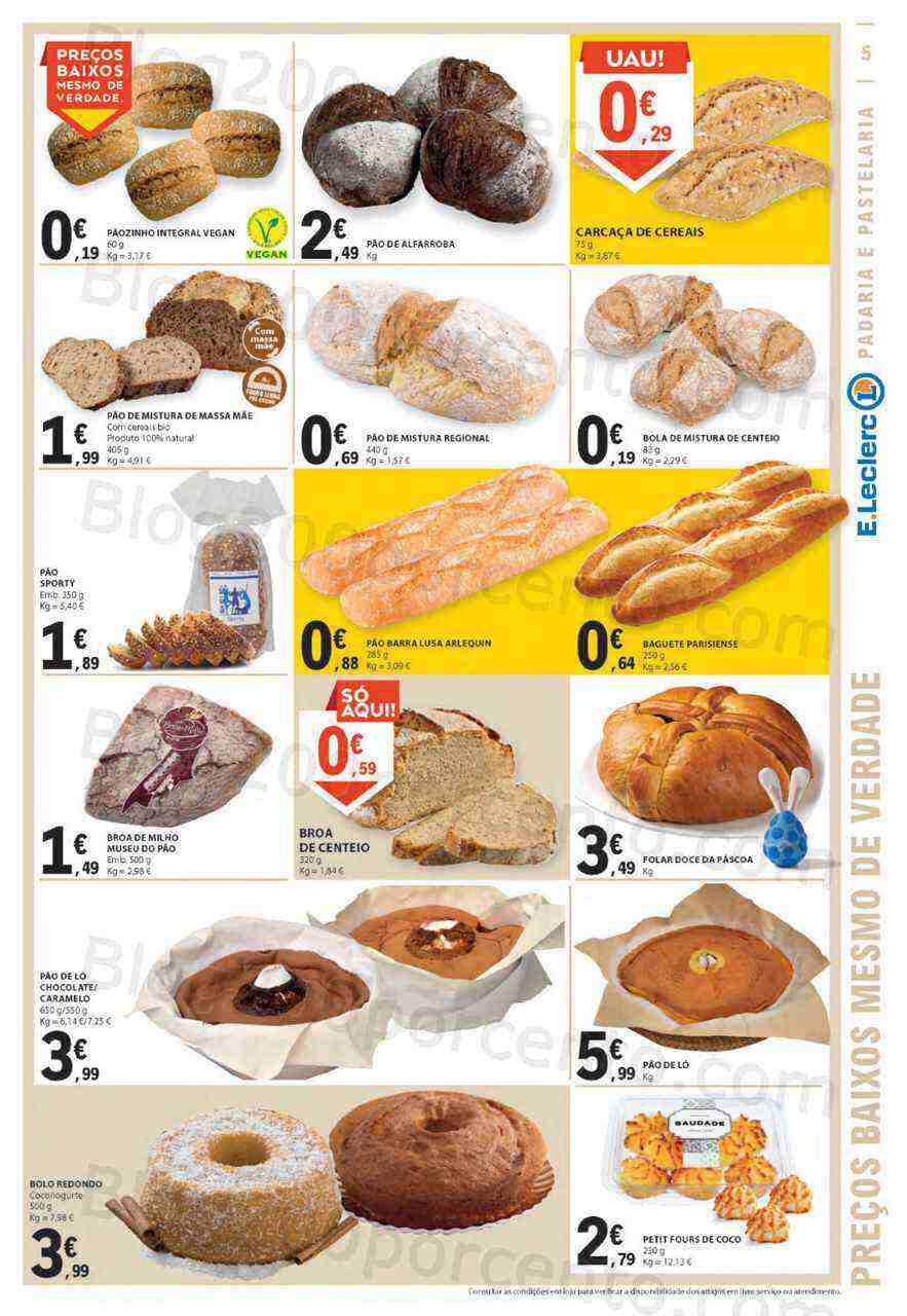 Antevisão Folheto E-LECLERC Promoções de 16 a 22 março