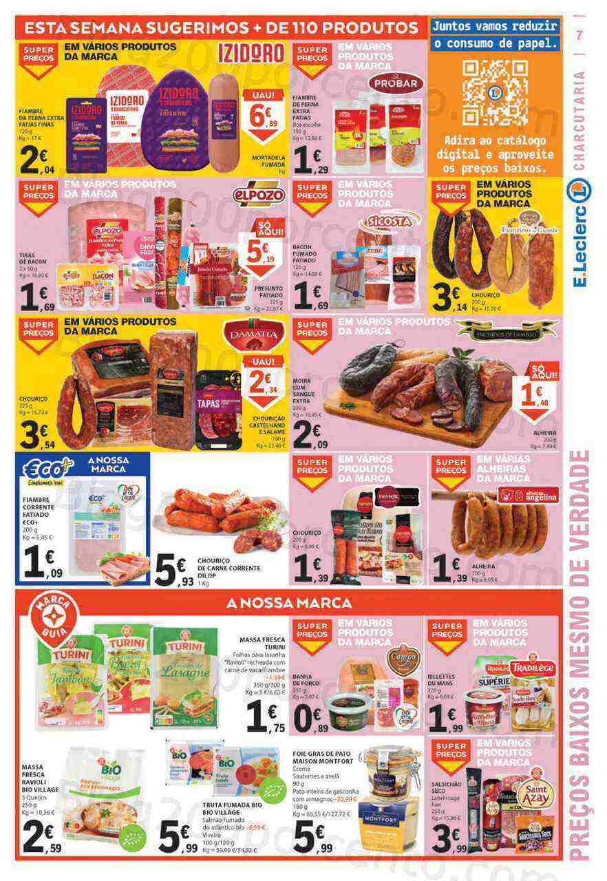 Antevisão Folheto E-LECLERC Promoções de 16 a 22 março