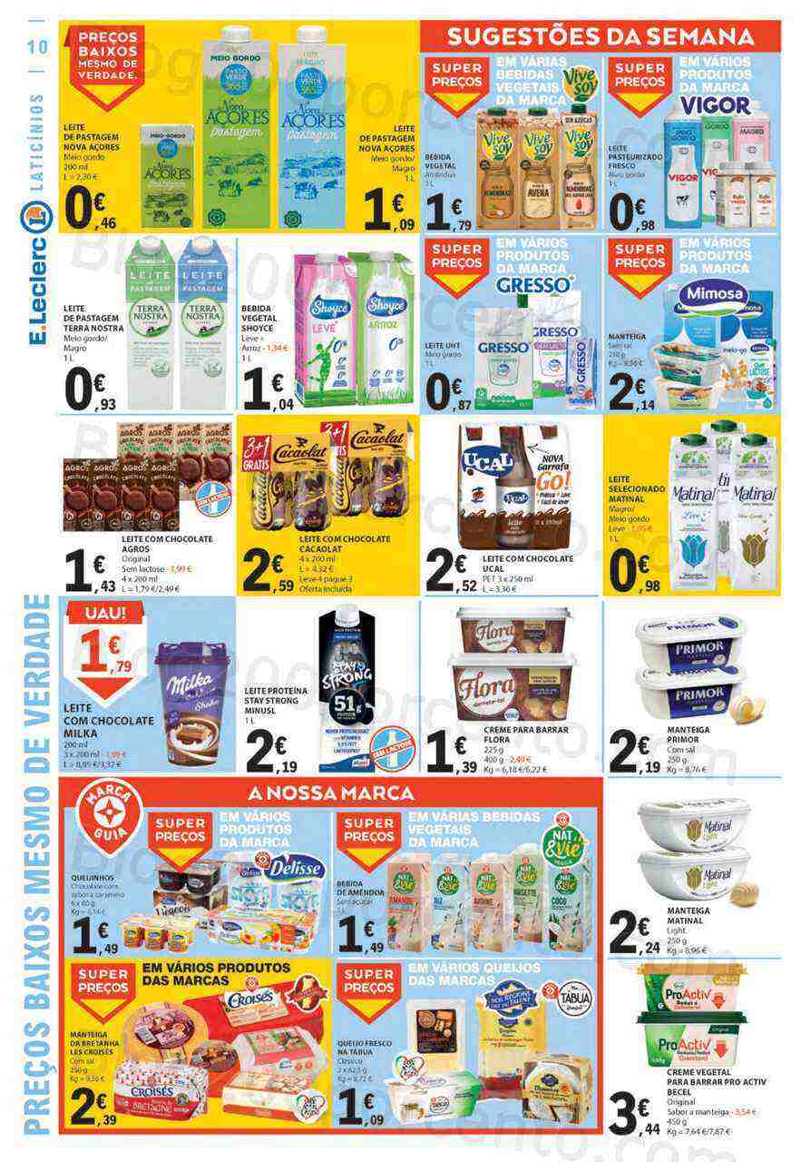 Antevisão Folheto E-LECLERC Promoções de 16 a 22 março