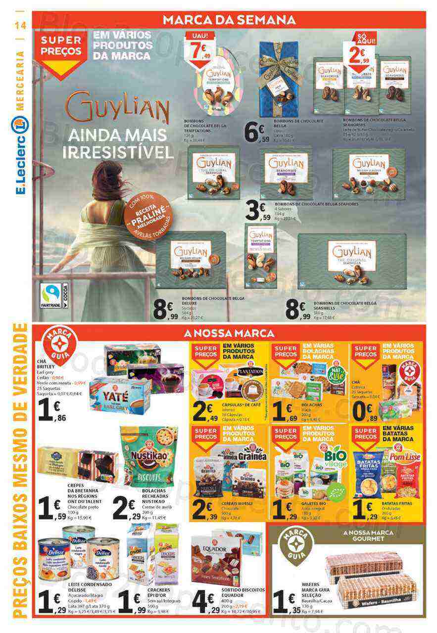 Antevisão Folheto E-LECLERC Promoções de 16 a 22 março