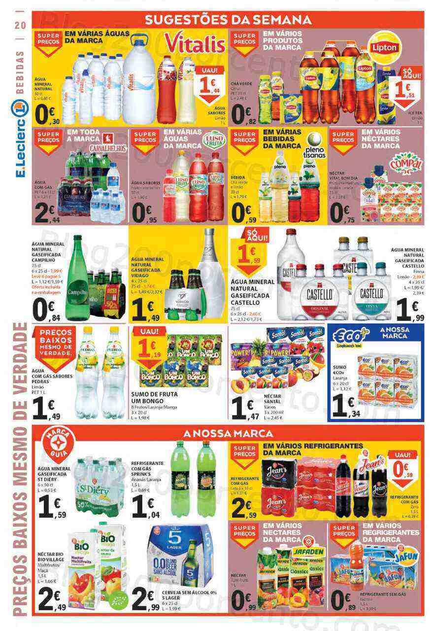 Antevisão Folheto E-LECLERC Promoções de 16 a 22 março