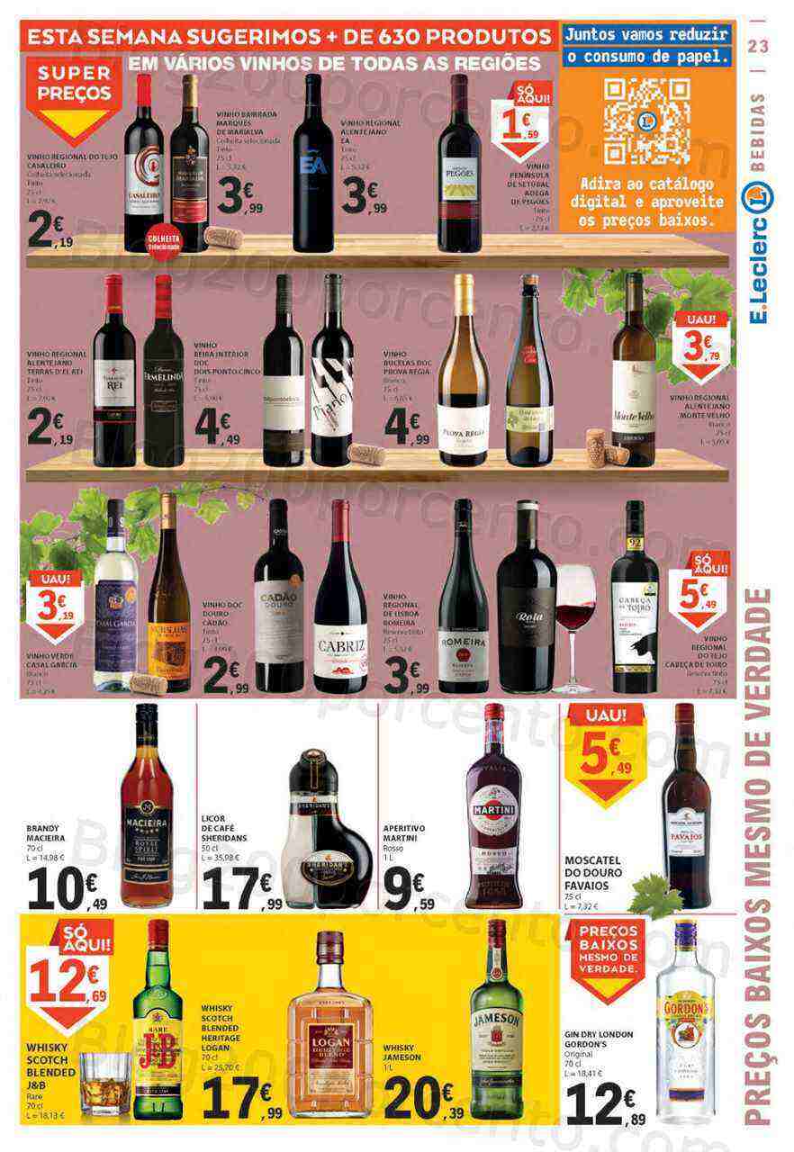 Antevisão Folheto E-LECLERC Promoções de 16 a 22 março