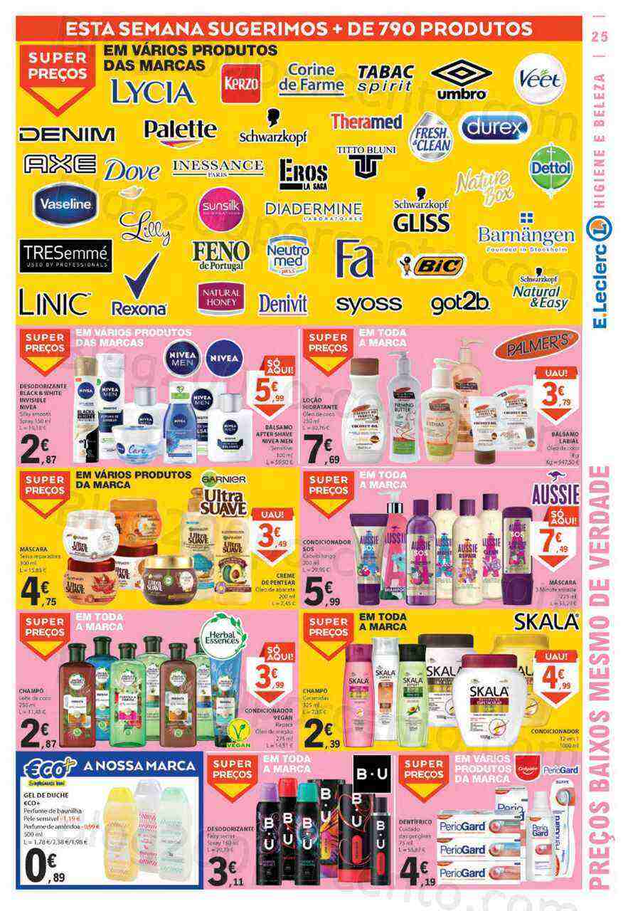 Antevisão Folheto E-LECLERC Promoções de 16 a 22 março