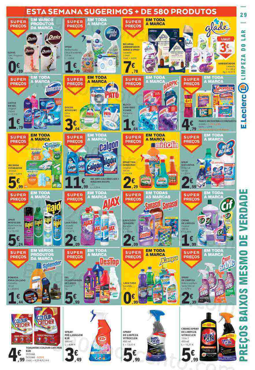 Antevisão Folheto E-LECLERC Promoções de 16 a 22 março
