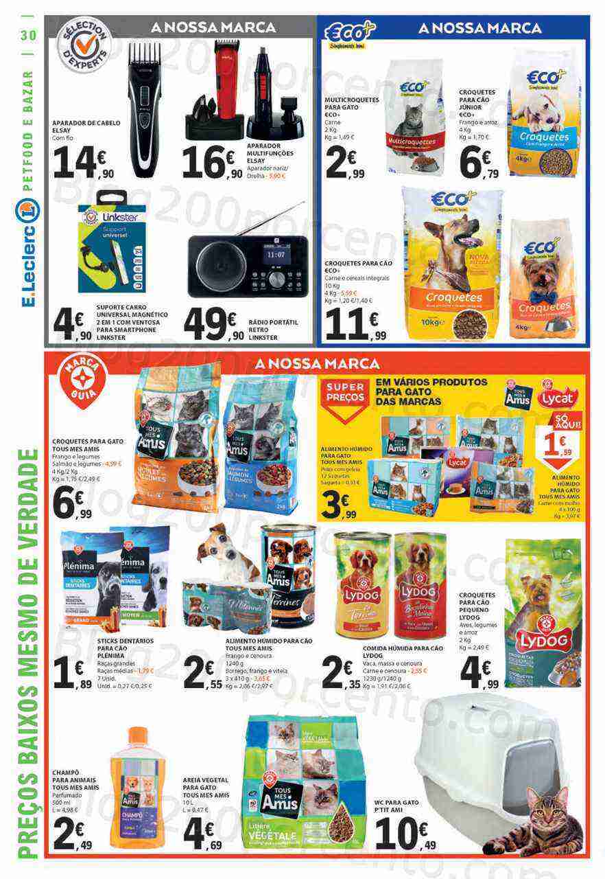 Antevisão Folheto E-LECLERC Promoções de 16 a 22 março