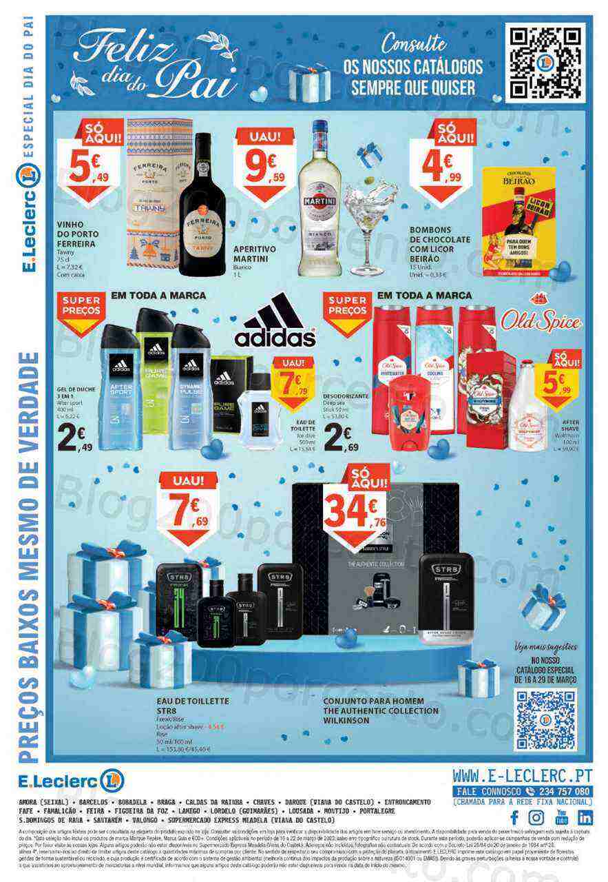 Antevisão Folheto E-LECLERC Promoções de 16 a 22 março