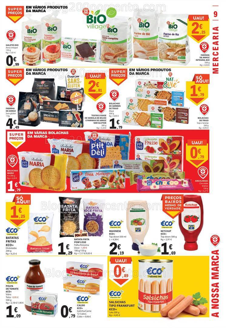 Antevisão Folheto E-LECLERC Especial Marcas Próprias Promoções de 12 a 24 setembro